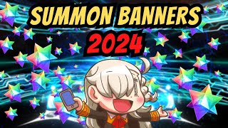 Fate Grand Order  All Summon Banners For 2024  FGO NAGlobal Ver [upl. by Frech]