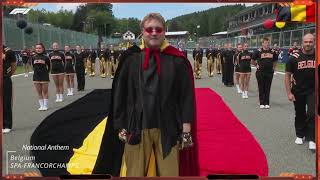 F1 SpaFrancorchamps 2023  National Belgian Anthem Performed by Antoine Delie [upl. by Lamoureux]