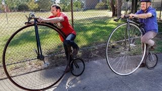 Riding a penny farthing [upl. by Beisel413]