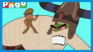 Little Singham 🦁 Mummy Sena ka brutal attack 💀  Full Episode 🤩  Pogo  PogoChannel [upl. by Leventhal]