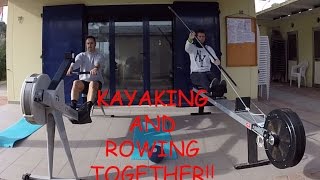 Kayaking and Rowing workout [upl. by Ayhay]