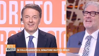 Matteo Renzi ospite a Dritto e Rovescio  6062024 [upl. by Loring]