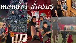 Mumbai ft Api Izzy amp Dua  Jio Winter Wonderland  Travel Day  Anam Mirza Vlogs [upl. by Geraldine]