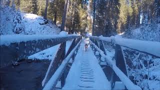 Morgins  En Tey  Chemin des Ponts Valais Suisse 18112017 [upl. by Apul]