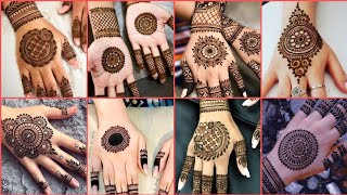 Latest Round mehndi design for eid 2022  Gol Tiiki Mehndi design  Circle Mehndi Design 2022 [upl. by Ytiak]