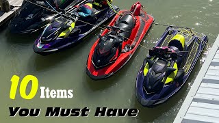 10 items Jet Ski Owners Should Have [upl. by Jerrol]