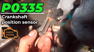 P0335 crankshaft position sensor a circuit  P0335  P0335 fault code [upl. by Hild453]