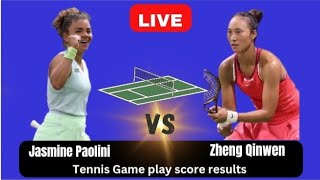 Risultato del punteggio del gioco di tennis in diretta Jasmine Paolini vs Zheng Qinwen  2024 [upl. by Turner475]