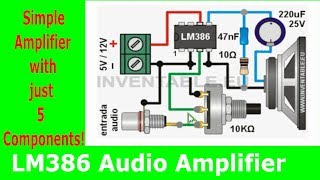 Audio Amplifier with LM386 [upl. by Kinsman]