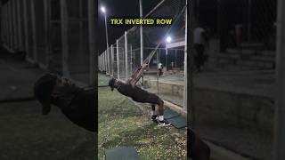 TRX inverted row back suspensiontraining [upl. by Leah]