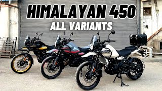 Royal Enfield Himalayan 450 All Variants  Price Update  Motorxone [upl. by Aihsram]