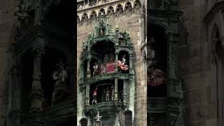 RathausGlockenspiel at Marienplatz Munich München Germany [upl. by Rimisac]