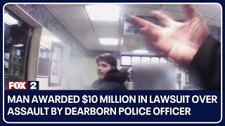 Man awarded 10 million in lawsuit over assault by Dearborn police officer [upl. by Gascony501]