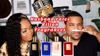 HUSBAND RATES KILIAN FRAGRANCE  FRAGRANCEFRIDAY  MRSDIVALIKE [upl. by Nyledaj]