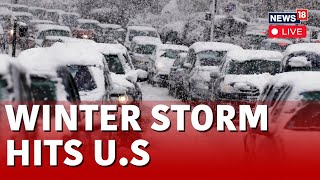 US Winter Storm LIVE  First Winter Storm Of The Season Hits The US Northeast  US News LIVE [upl. by Aissyla339]