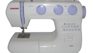 Maquina de Coser Janome Mod 3022 [upl. by Euqinehs960]