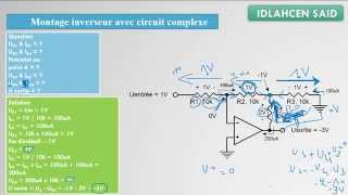 EP9 Amplificateur Opérationnel Montage inverseur avec circuit complexe [upl. by Nahgeem]