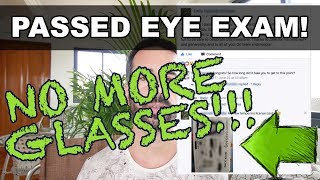 Fixed Eyesight DMV Vision Test Passed  NO MORE GLASSES not Bates Method  Endmyopia [upl. by Leitman]