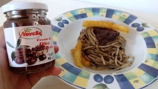 Pasta con Crema di Olive nere  Novella [upl. by Caresa]