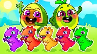 10 Little Dinos Song 🦖 Dinosaur Songs For Kids 🌴🦕 VocaVoca Karaoke 🥑🎶 [upl. by Sholeen]