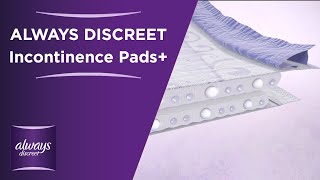 ALWAYS DISCREET Incontinence Pants triplelayer core [upl. by Emmalee]