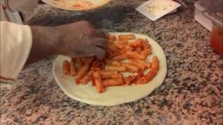 pizza con rigatoni alla amatriciana [upl. by Pietra]