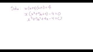 Solving Polynomial Equations Algebraically [upl. by Carboni193]