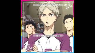 Half Broken Japanese  SemiShira edit post   Semi x Shirabu haikyuu anime haikyuuedit gay [upl. by Cerell]