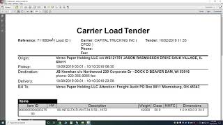 How to enter load in the systemPro Transport [upl. by Leaffar]