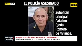 Falleció el segundo agente policial herido tras allanamiento en Santaní [upl. by Marten]