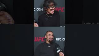 Robert Whittaker on his celebrity look alike LOL shorts ufc mma [upl. by Enirehtacyram781]