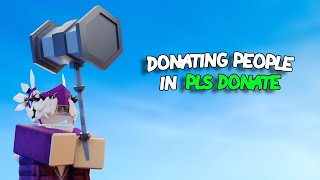 🔴 LIVE Donating To Subscribers in Pls Donate ROBLOX GIVEAWAY FOR 100 ROBUX LAST TO LEAVE [upl. by Vernor496]