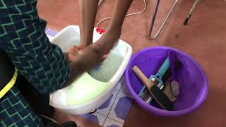 HOW TO DO A BASIC SALON PERFECT PEDICURE Step By Step Guide [upl. by Petit229]