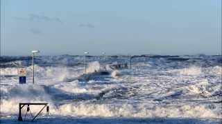 Storm Løkken Mole 06122013 [upl. by Aekan]