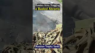 Russian Army Secures Wrecked Abrams Tank as War Prize [upl. by Crane]