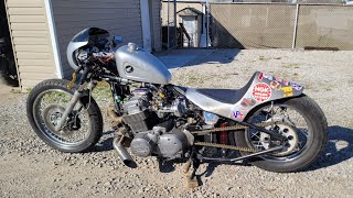 1978 Honda CB750 Turbo  full sound full boost Ready to Race [upl. by Finbur]