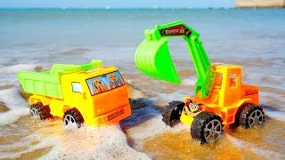 Giochi e video educativi per bambini Le macchinine sulla spiaggia Nuovi episodi in italiano [upl. by Evot430]