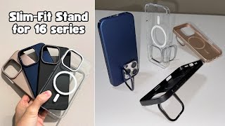 Torras Slim Fit Lens Stand MagSafe Case for iPhone 16 Series  Full Demo  Review [upl. by Eittocs]