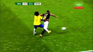 Antonio Valencia 🇪🇨 destrozando a Marcelo 🇧🇷  Antonio Valencia destroying Marcelo [upl. by Metah701]