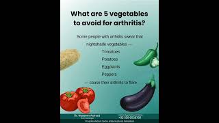 What Are 5 Vegetables to Avoid for Arthritis [upl. by Kathryn364]