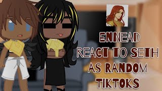 Ennead react to Seth as Random Tiktoks44 [upl. by Ahsimak]