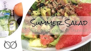 AvocadoGrapefruitThunfisch SommerSalat  CielleNoire 🍍 [upl. by Warwick651]