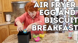 Air Fryer Egg and Biscuit Breakfast [upl. by Naenej]