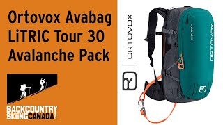 Ortovox Avabag Litric Tour 30 Avalanche Pack [upl. by Latricia]