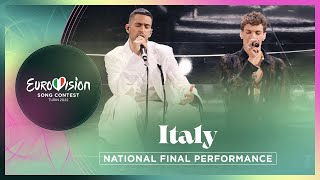 Mahmood amp BLANCO  Brividi  Italy 🇮🇹  National Final Performance  Eurovision 2022 [upl. by Isayg293]