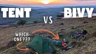 TENT VS BIVY BAG  Which Is The Best For Bikepacking amp Hiking [upl. by Calabrese]