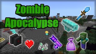 Zombie Apocalypse Modpack MCPE Bedrock Edition Minecraft [upl. by Tillion440]