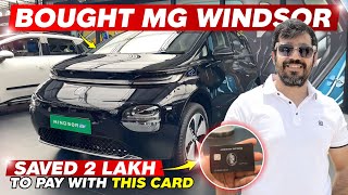 Purchased MG Windsor EV  Saved 2 lakh to pay with this card  Launching 2 DD Studios backtoback😍 [upl. by Ecinuahs]