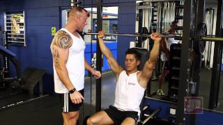 Smith Machine Shoulder Press [upl. by Siurtemed]