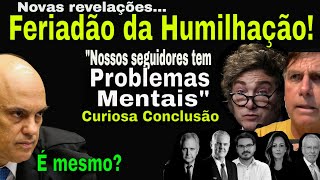 FERIADO SALGADO B0MBA COMPLICA BOLSONARO E quotJORNALISTAS AMIGOSquot  MILEI PALHAÇ0 HUMILHAD0 NOS EUA [upl. by Balbur]